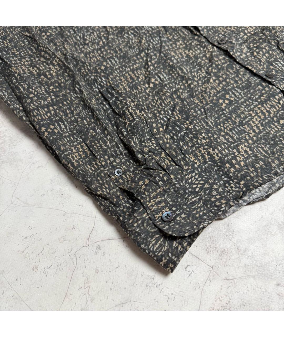 DRIES VAN NOTEN Серая хлопковая кэжуал рубашка, фото 4