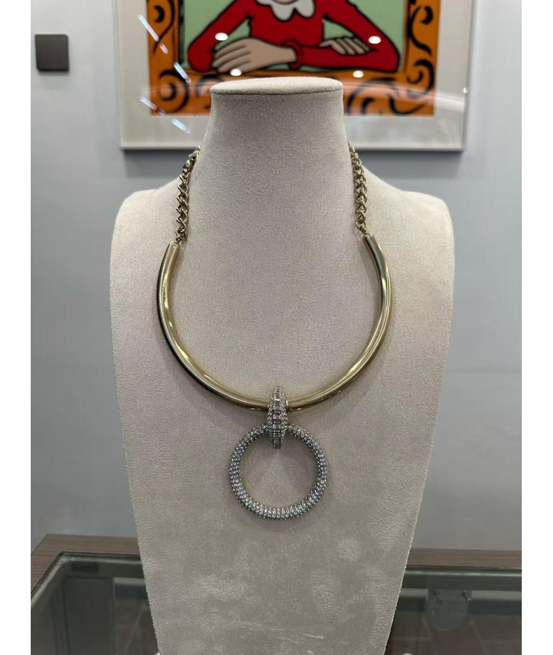CHANEL Серебряное колье из желтого золота, фото 3