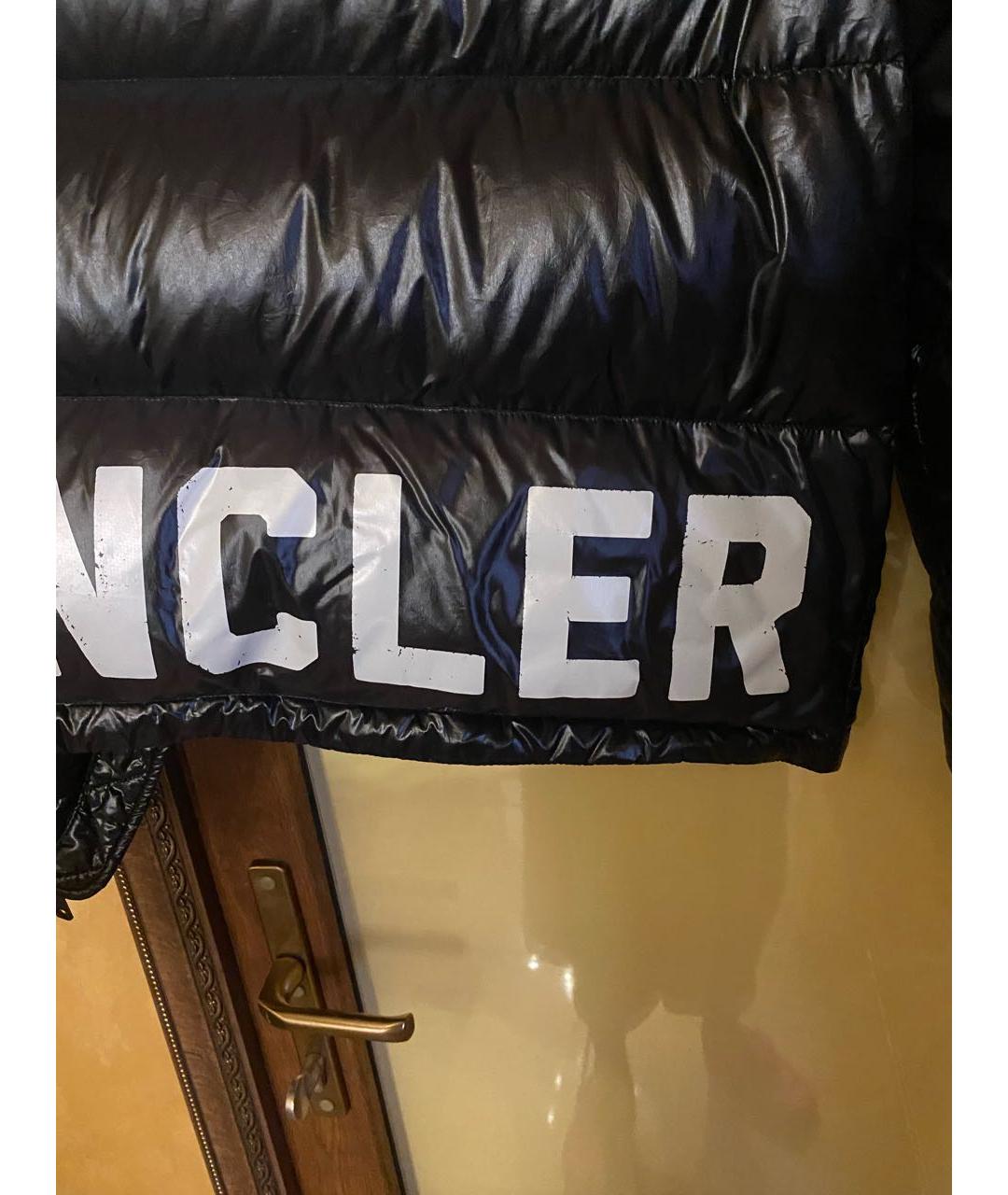 MONCLER Черный пуховик, фото 8