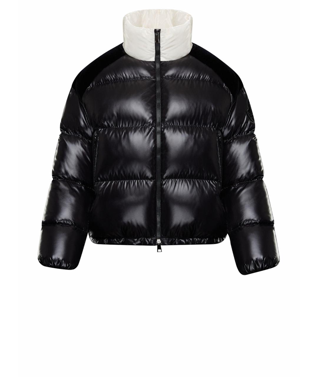 MONCLER Черный пуховик, фото 1