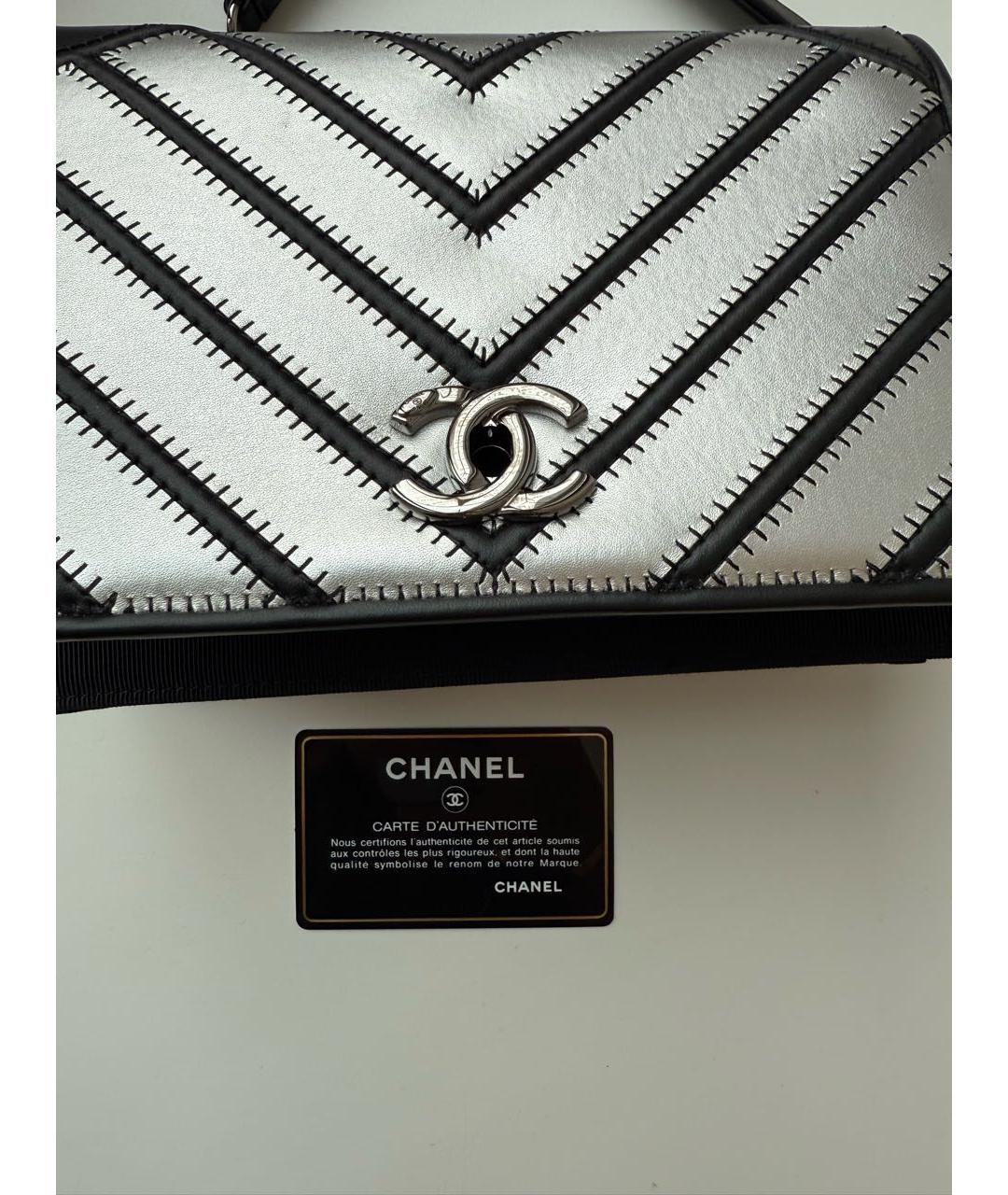 CHANEL Бежевая сумка через плечо, фото 4