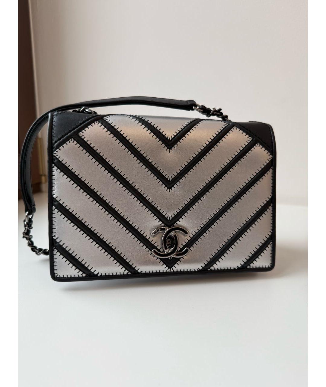 CHANEL Бежевая сумка через плечо, фото 9