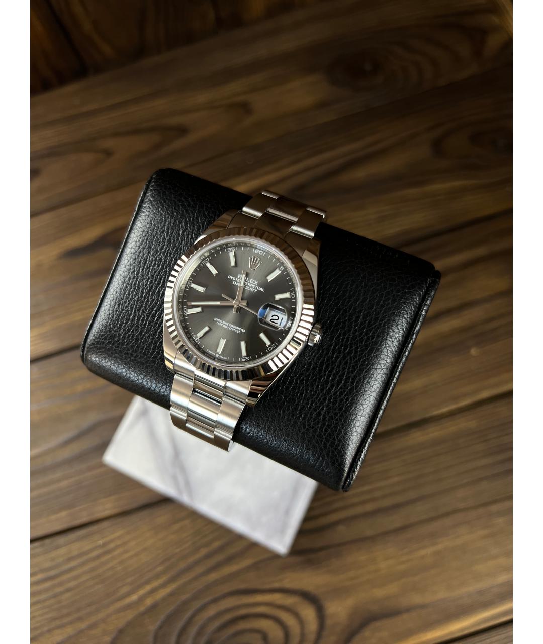 ROLEX Серые часы, фото 2