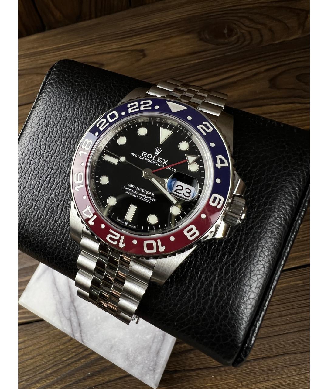 ROLEX Черные часы, фото 3