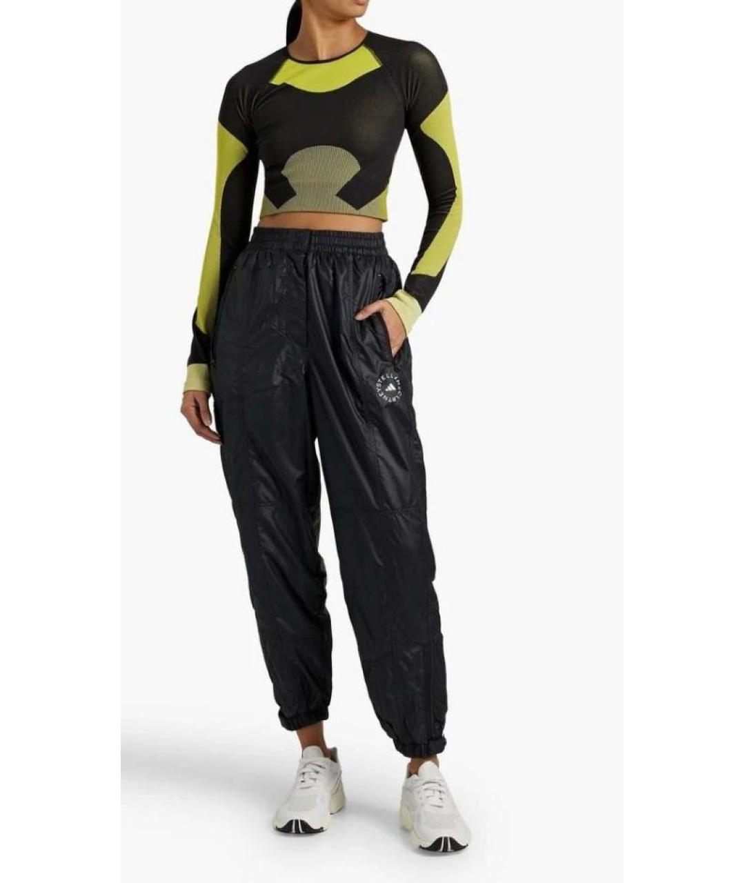 ADIDAS BY STELLA MCCARTNEY Черные полиэстеровые спортивные брюки и шорты, фото 8