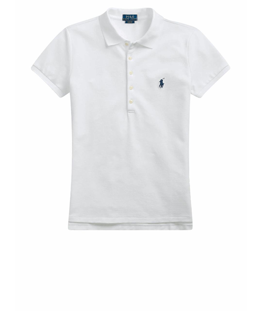 POLO RALPH LAUREN Белая хлопковая футболка, фото 1