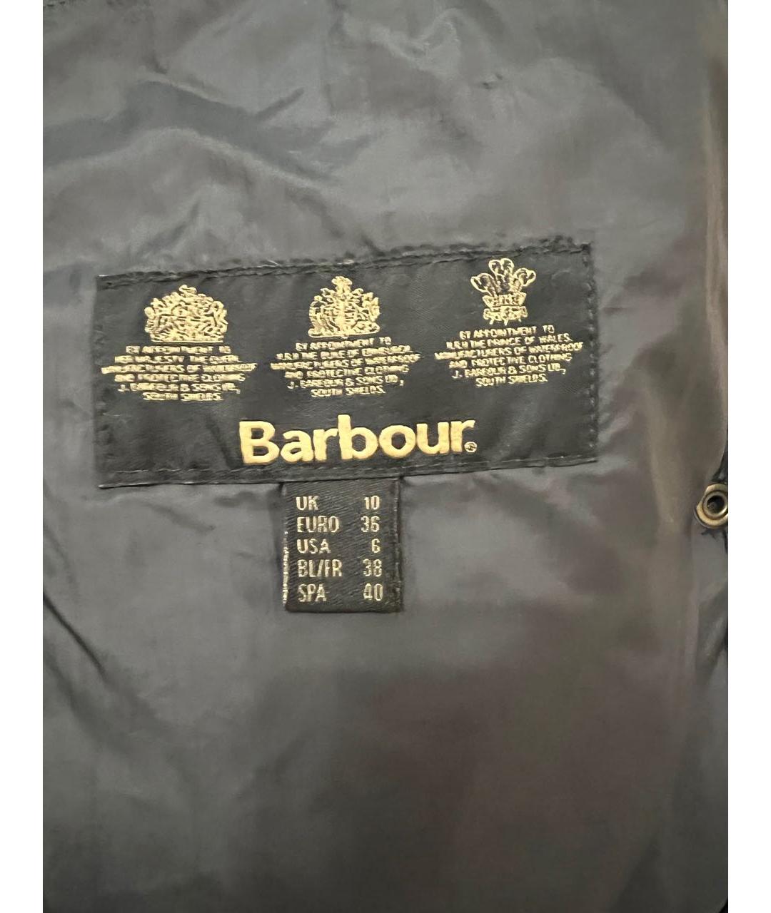 BARBOUR Черная куртка, фото 6