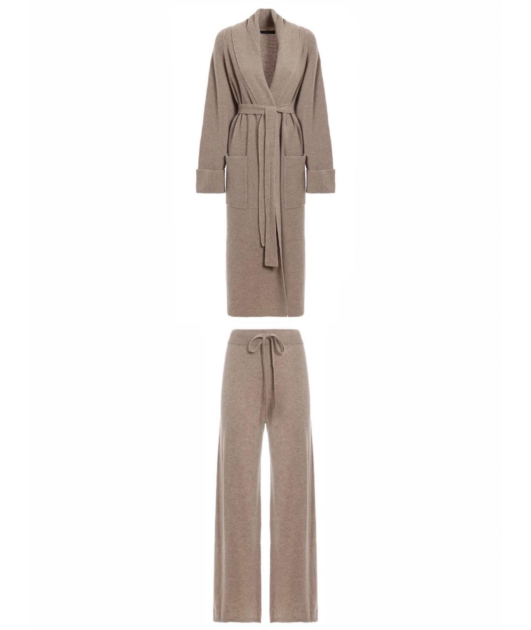 WEEKEND MAX MARA Бежевый шерстяной кардиган, фото 10