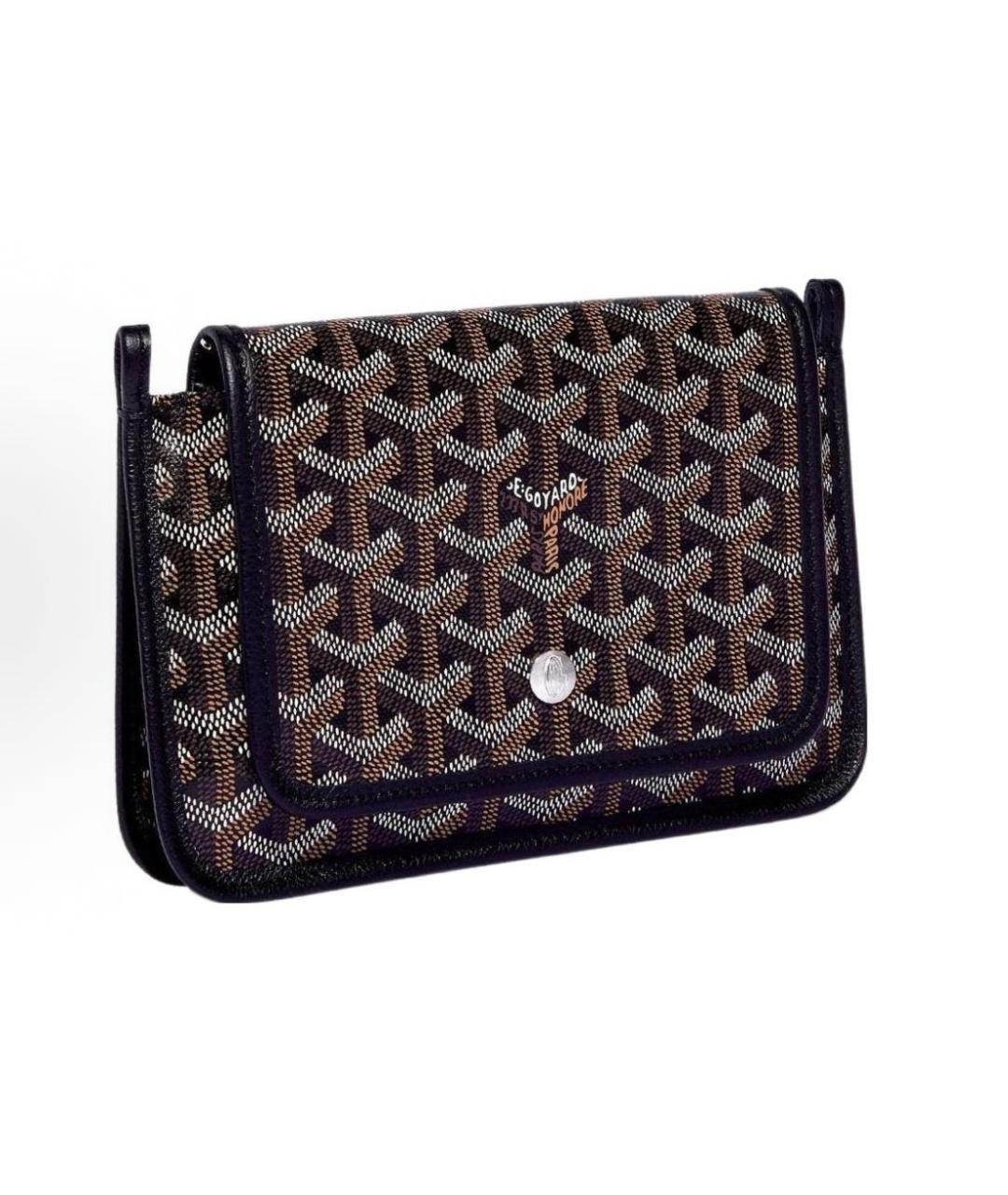 GOYARD Черная кожаная сумка через плечо, фото 2
