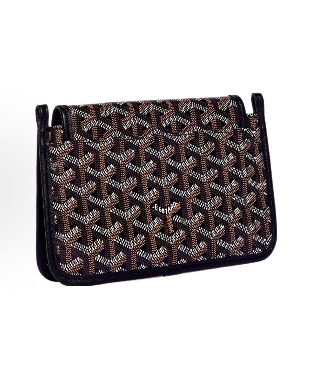 GOYARD Черная кожаная сумка через плечо, фото 3