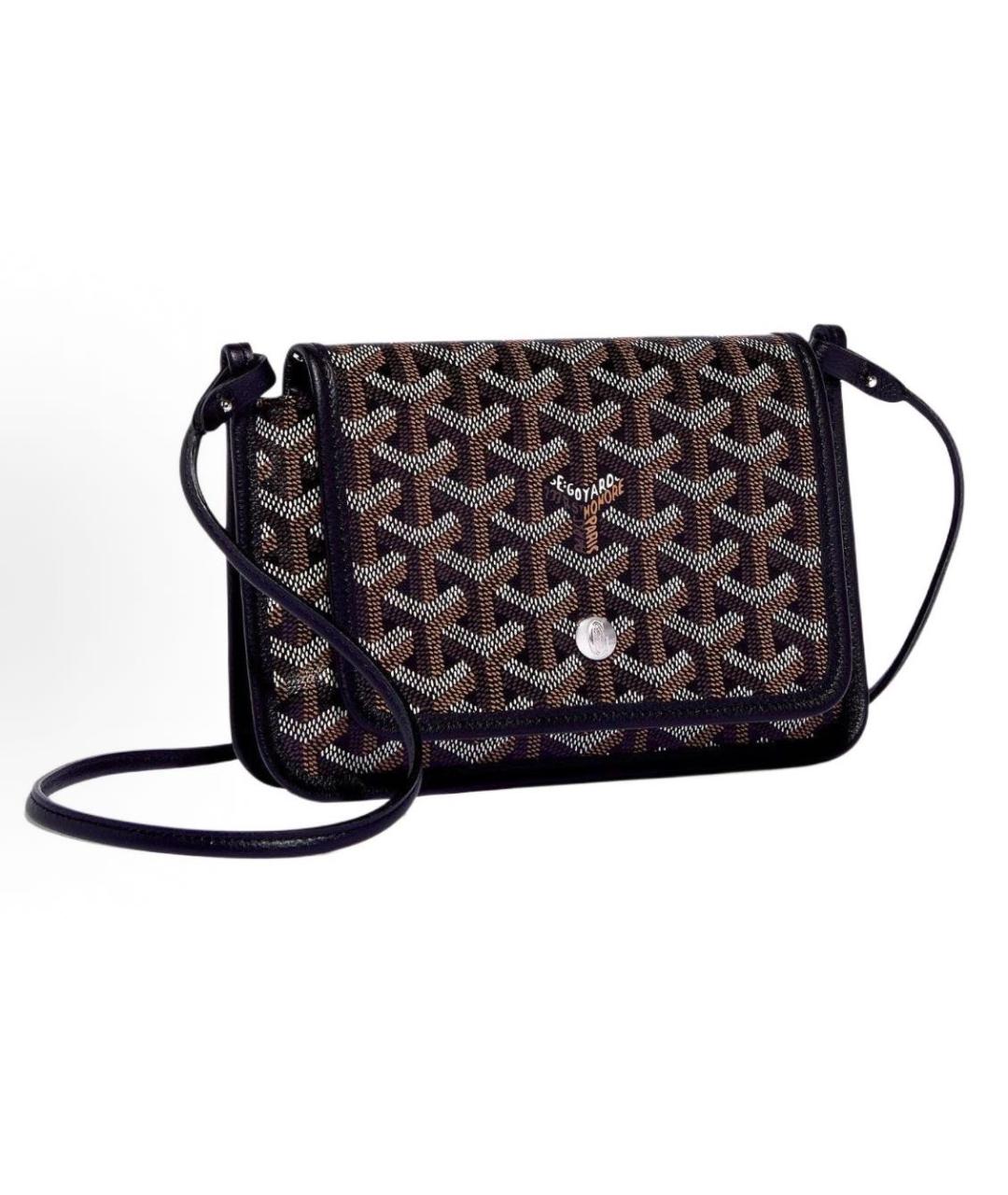 GOYARD Черная кожаная сумка через плечо, фото 1