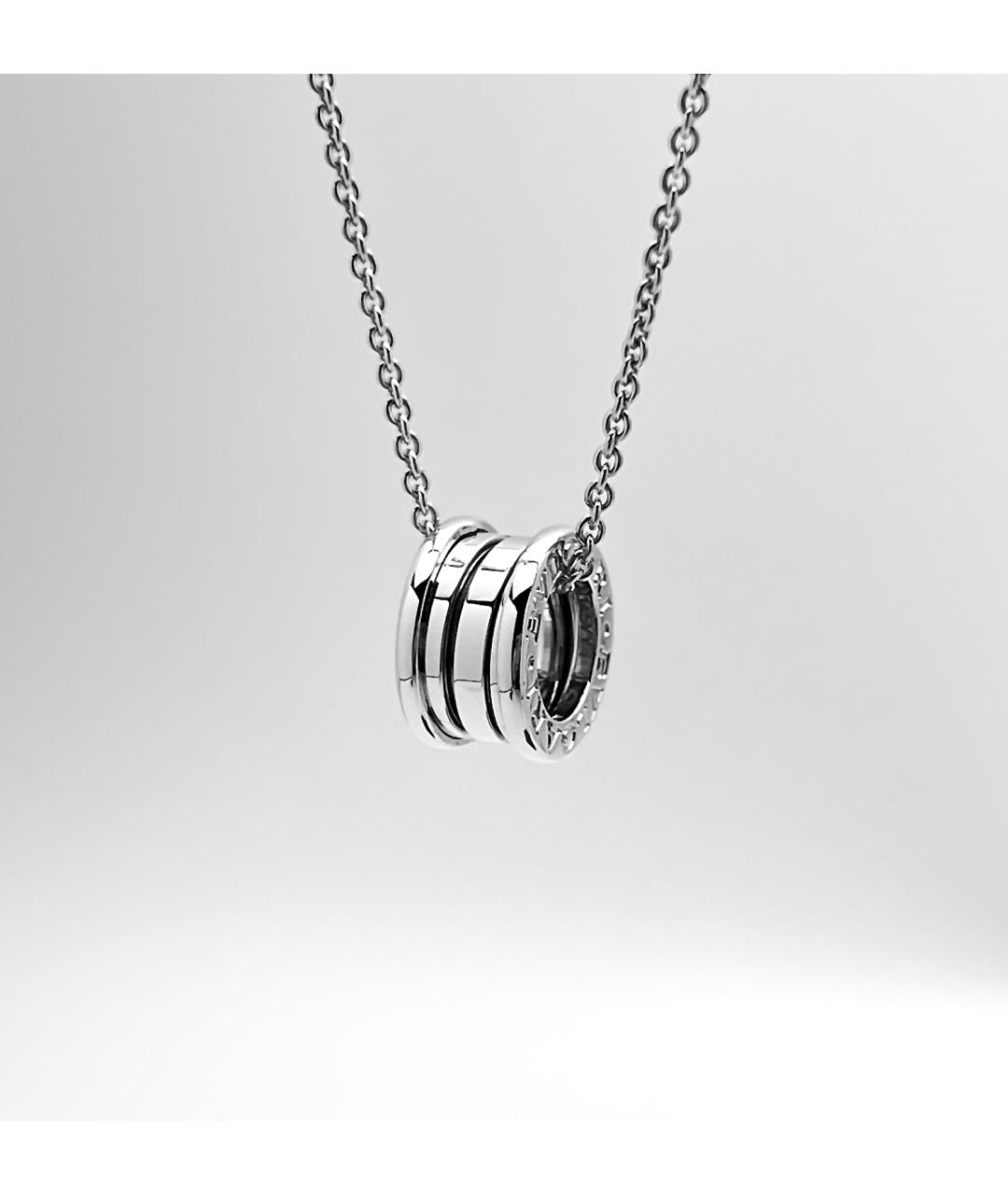 BVLGARI Серебряная подвеска из белого золота, фото 4