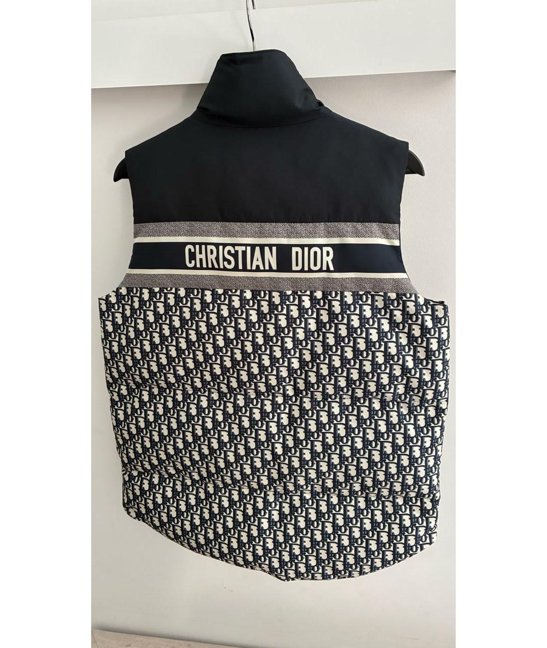 CHRISTIAN DIOR Темно-синий жилет, фото 2