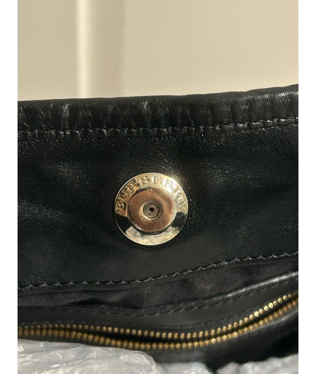BURBERRY Кожаная сумка тоут, фото 6