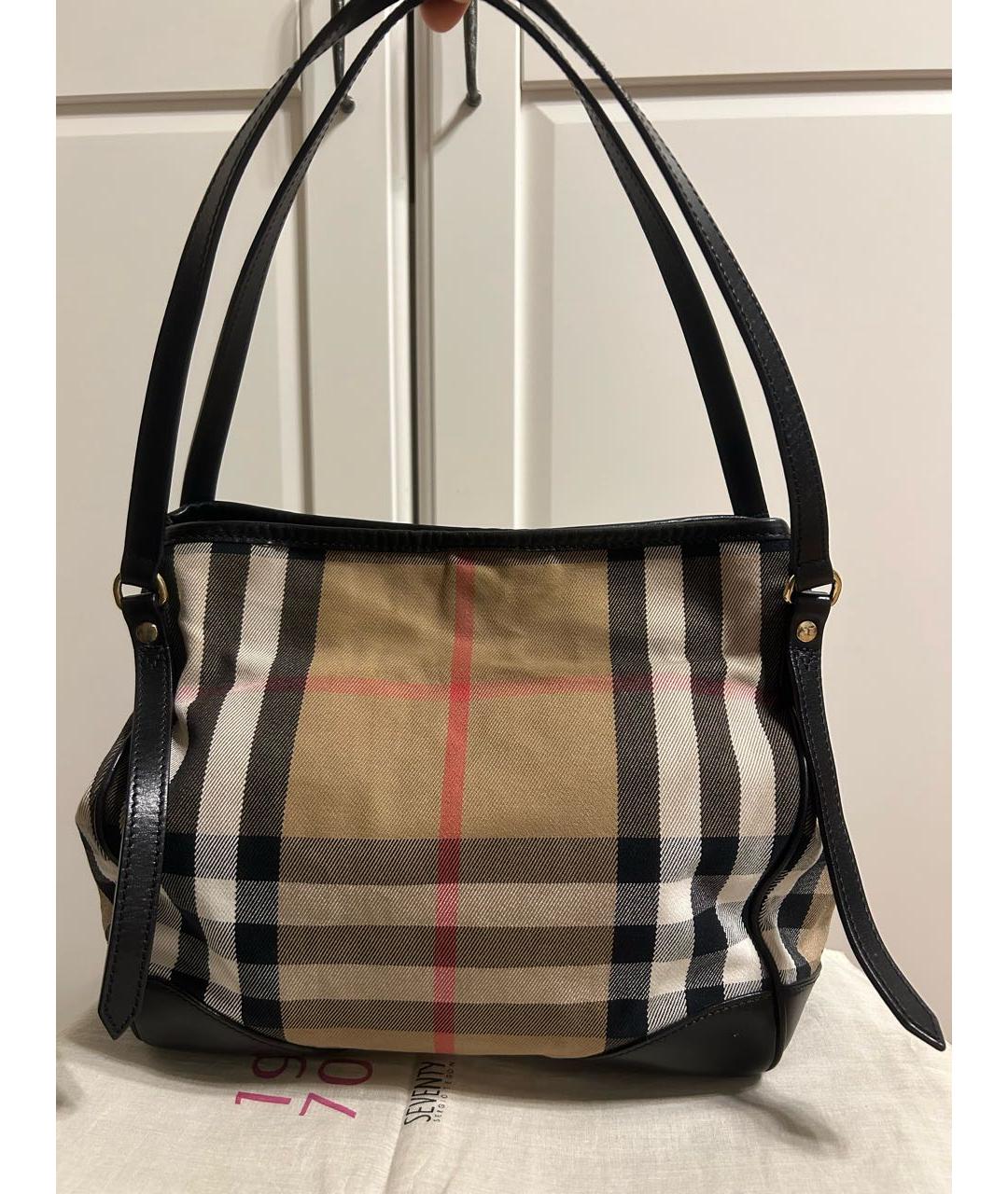 BURBERRY Кожаная сумка тоут, фото 2