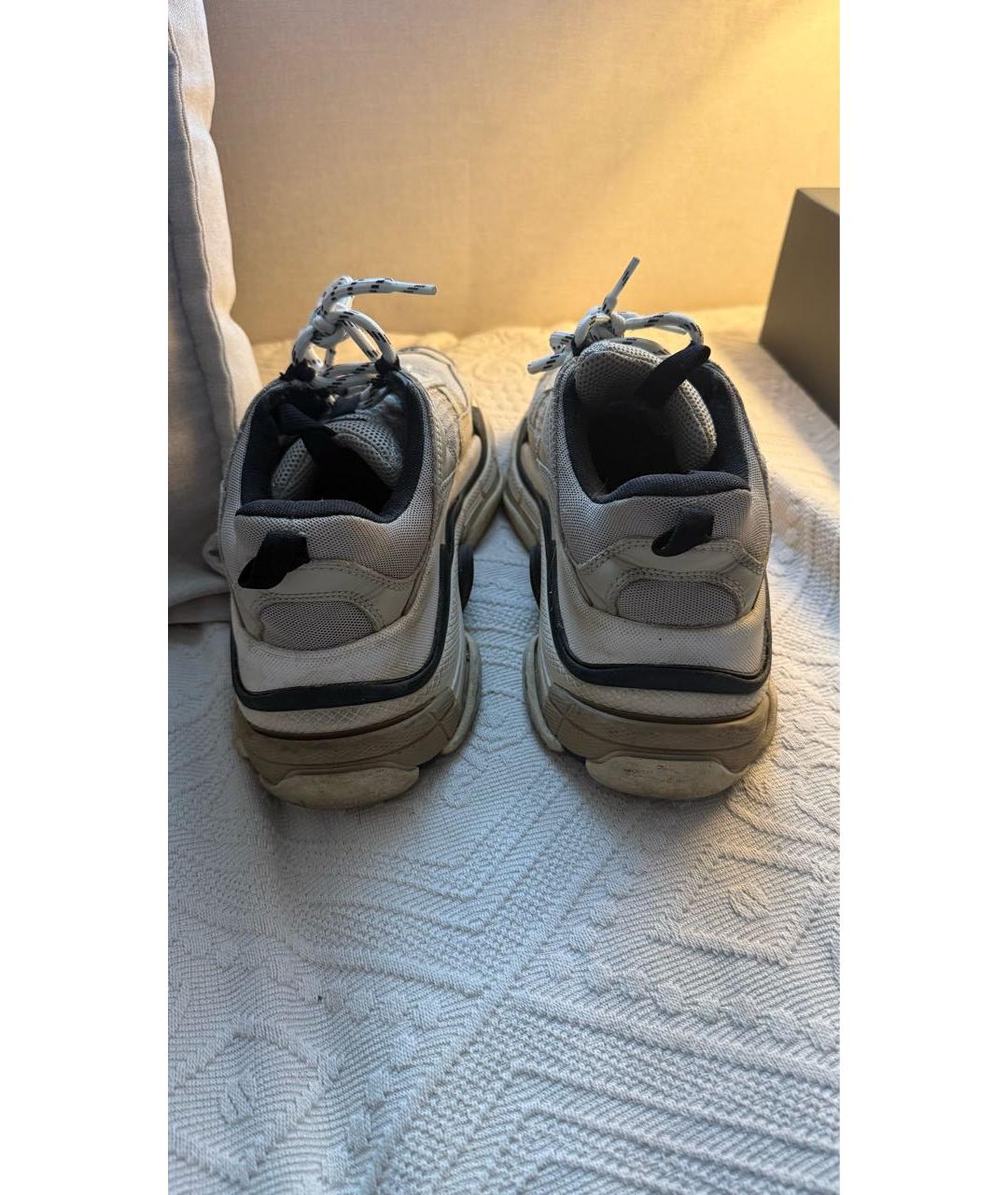 BALENCIAGA Бежевые кроссовки, фото 4