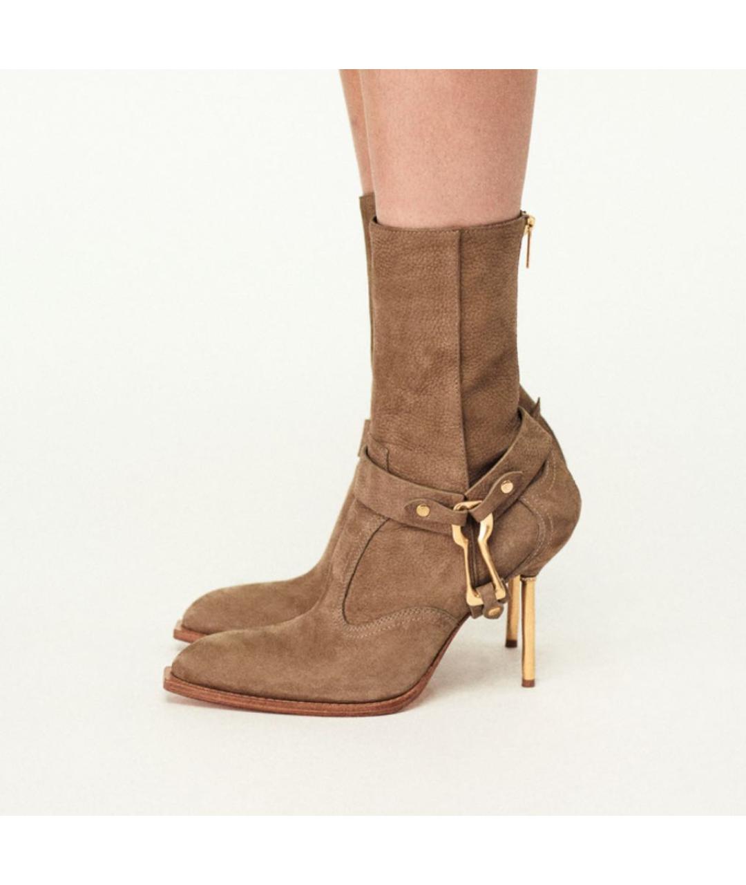 SCHIAPARELLI Коричневые кожаные сапоги, фото 3