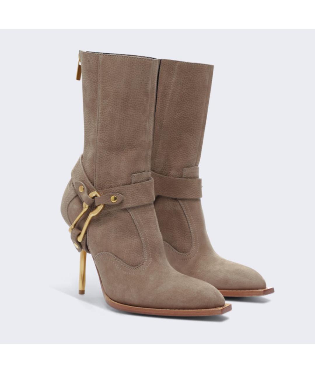 SCHIAPARELLI Коричневые кожаные сапоги, фото 2