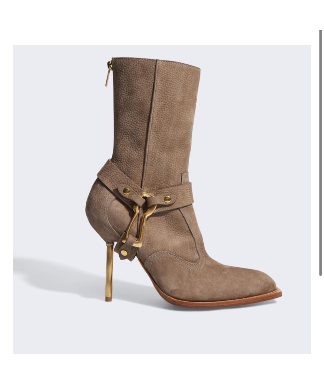 SCHIAPARELLI Коричневые кожаные сапоги, фото 7