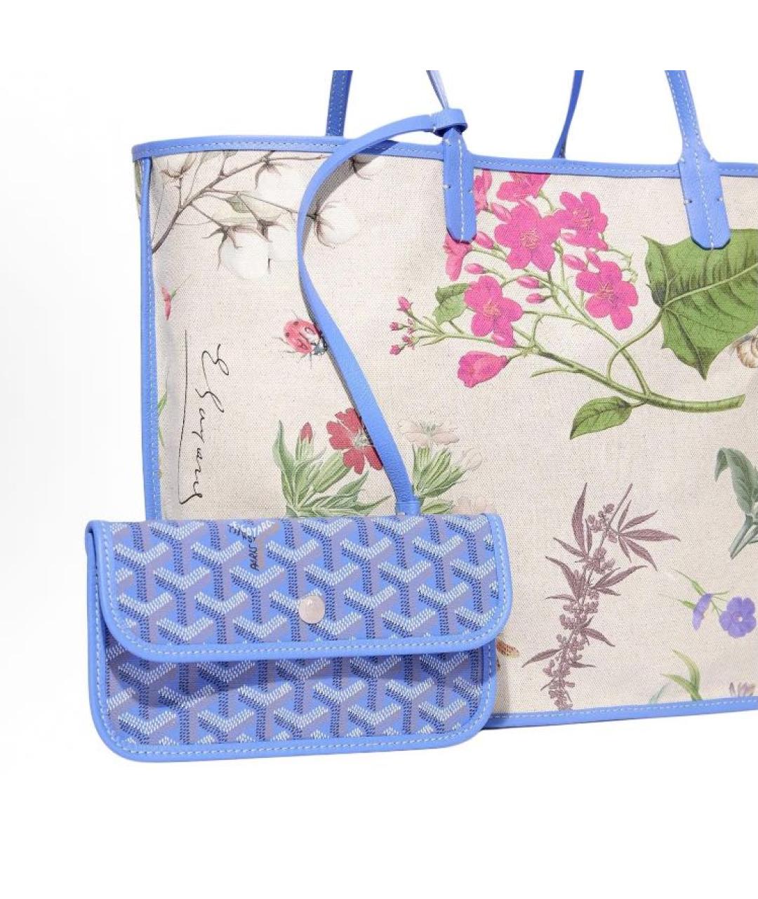 GOYARD Синяя сумка тоут, фото 5