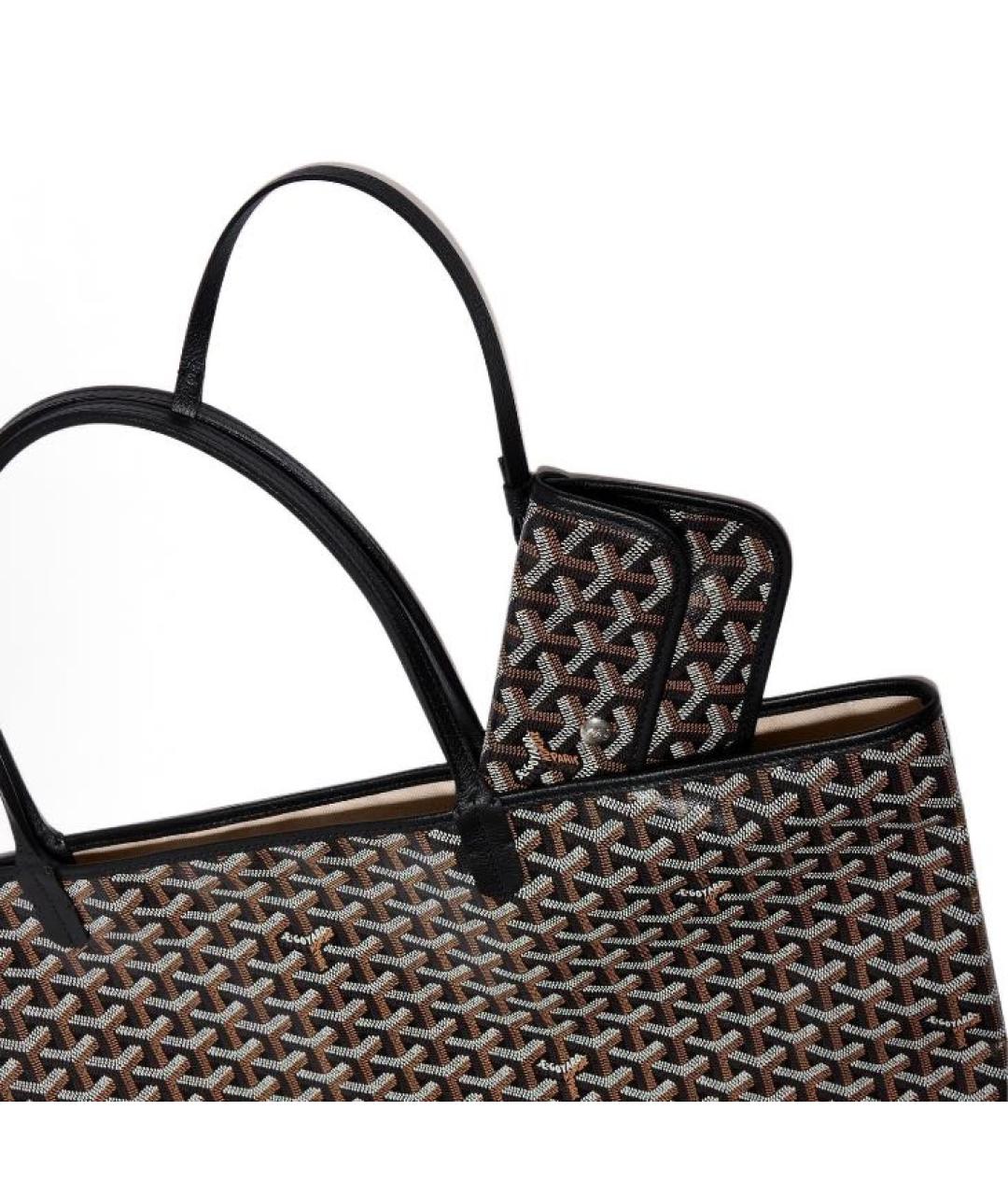 GOYARD Черная сумка тоут, фото 3