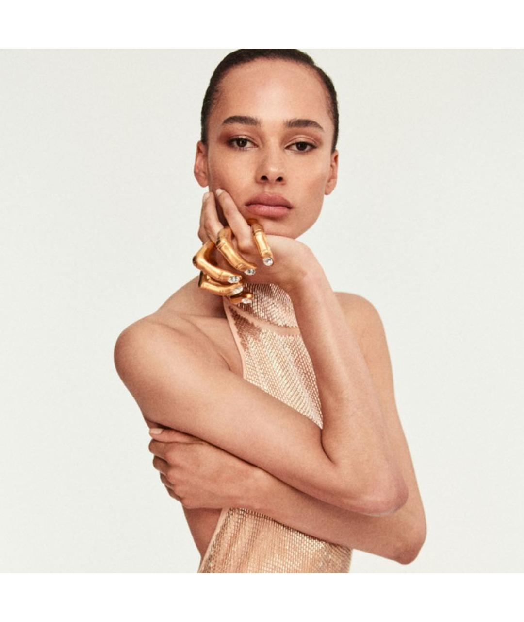 SCHIAPARELLI Желтое латунное кольцо, фото 2