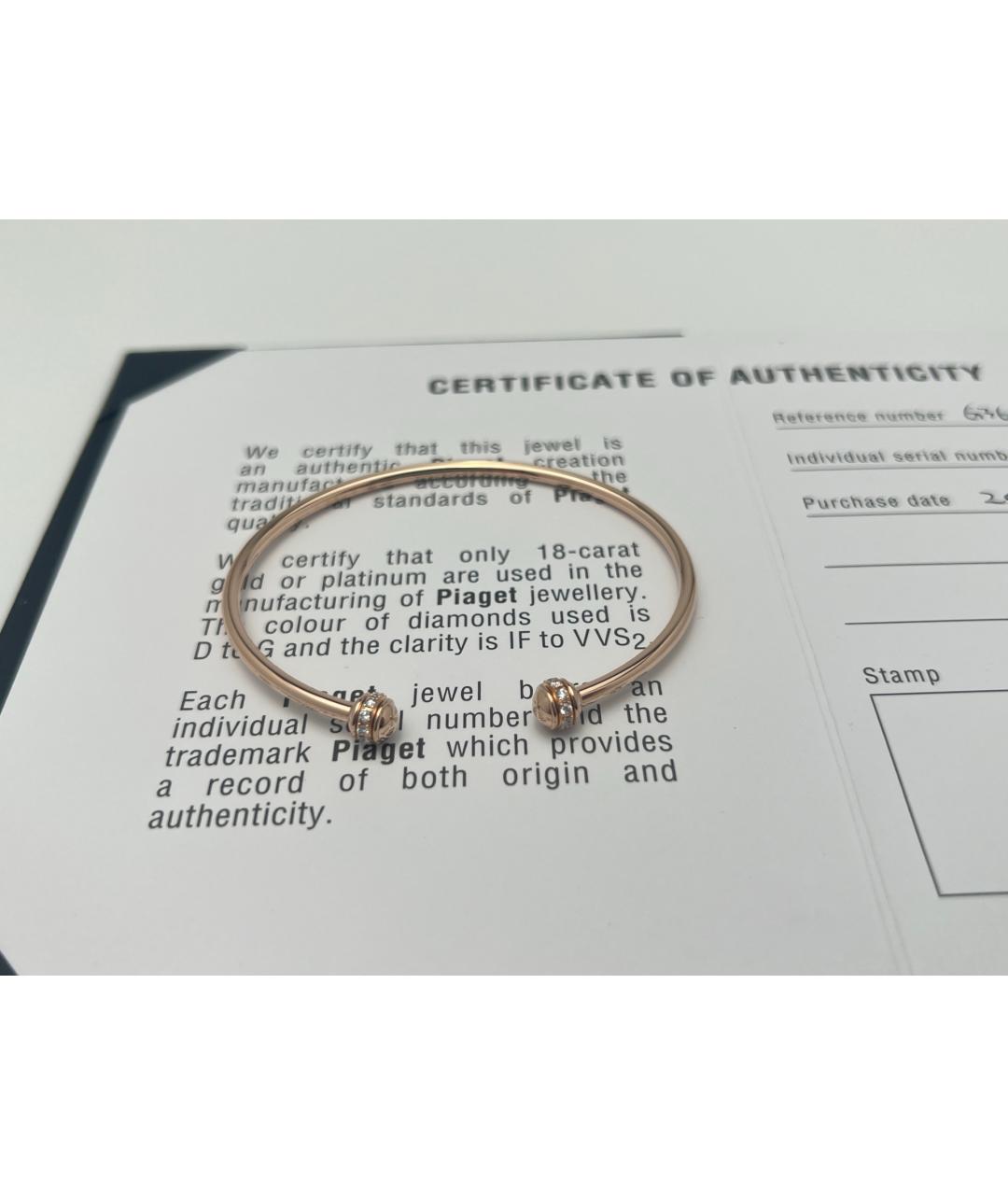 PIAGET Золотой браслет из розового золота, фото 4