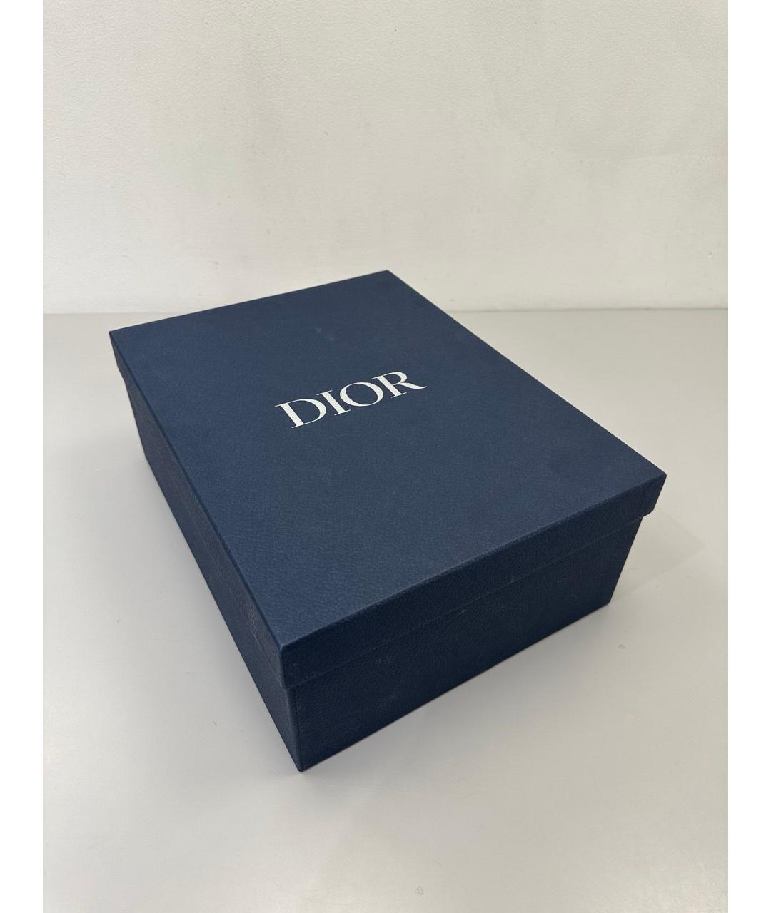 CHRISTIAN DIOR Серые текстильные низкие кроссовки / кеды, фото 8