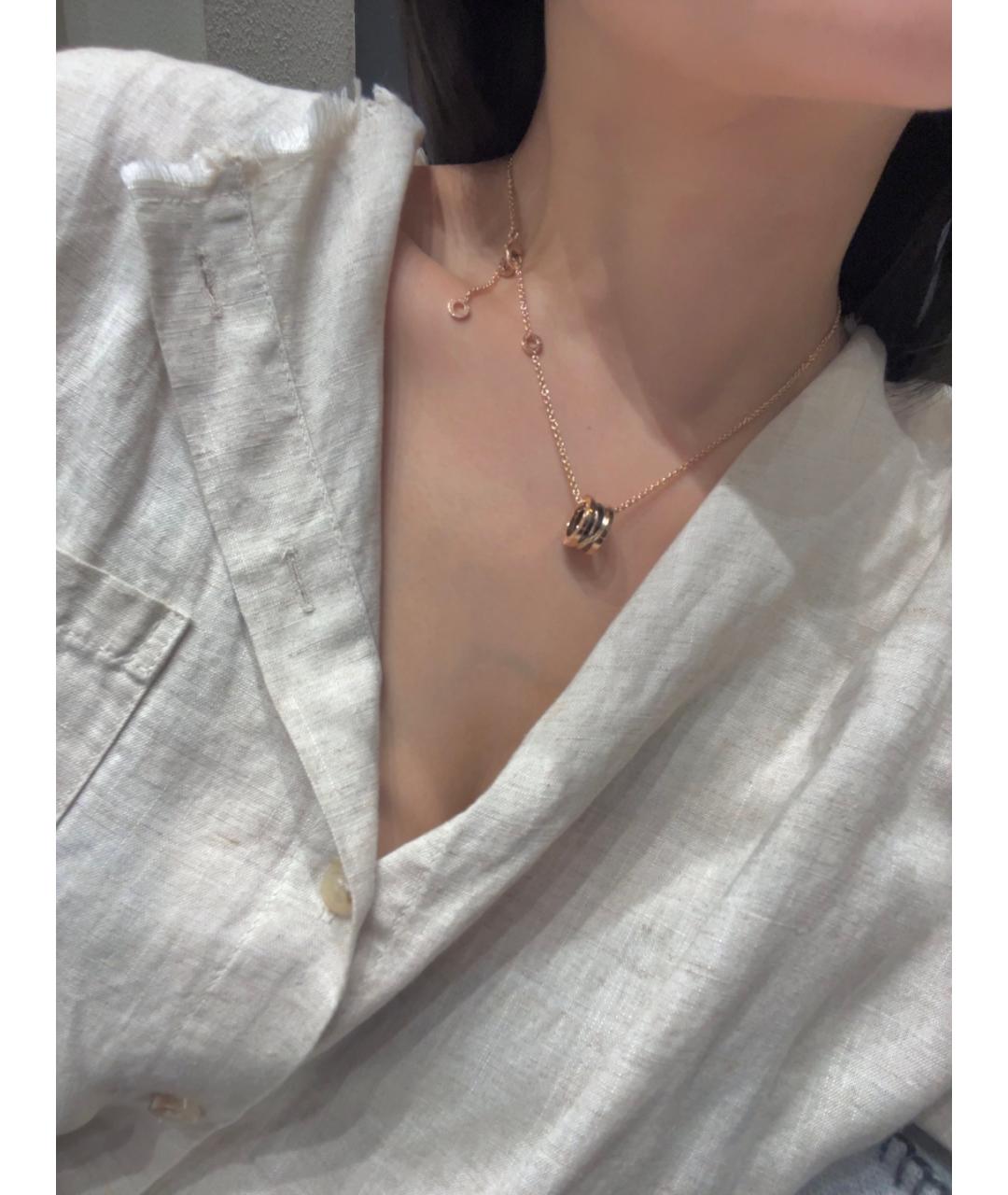BVLGARI Золотая подвеска из розового золота, фото 7