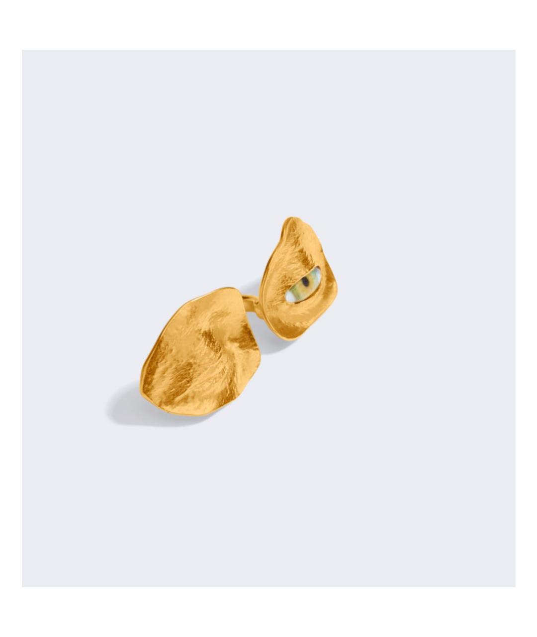 SCHIAPARELLI Желтое латунное кольцо, фото 4