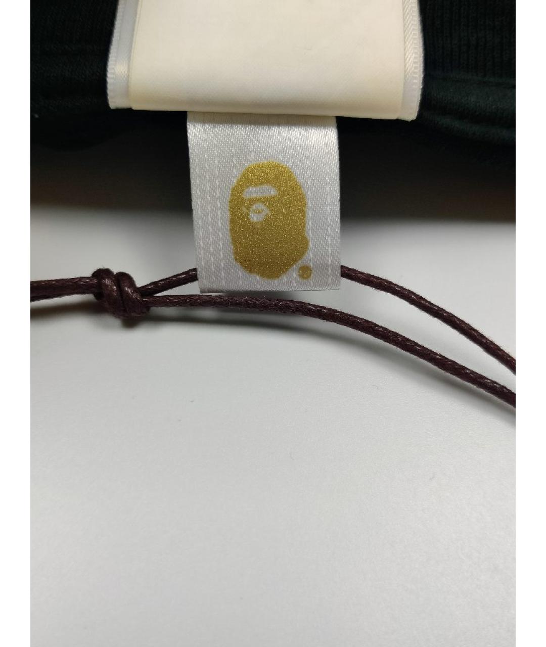 A BATHING APE Черная хлопковая футболка, фото 6