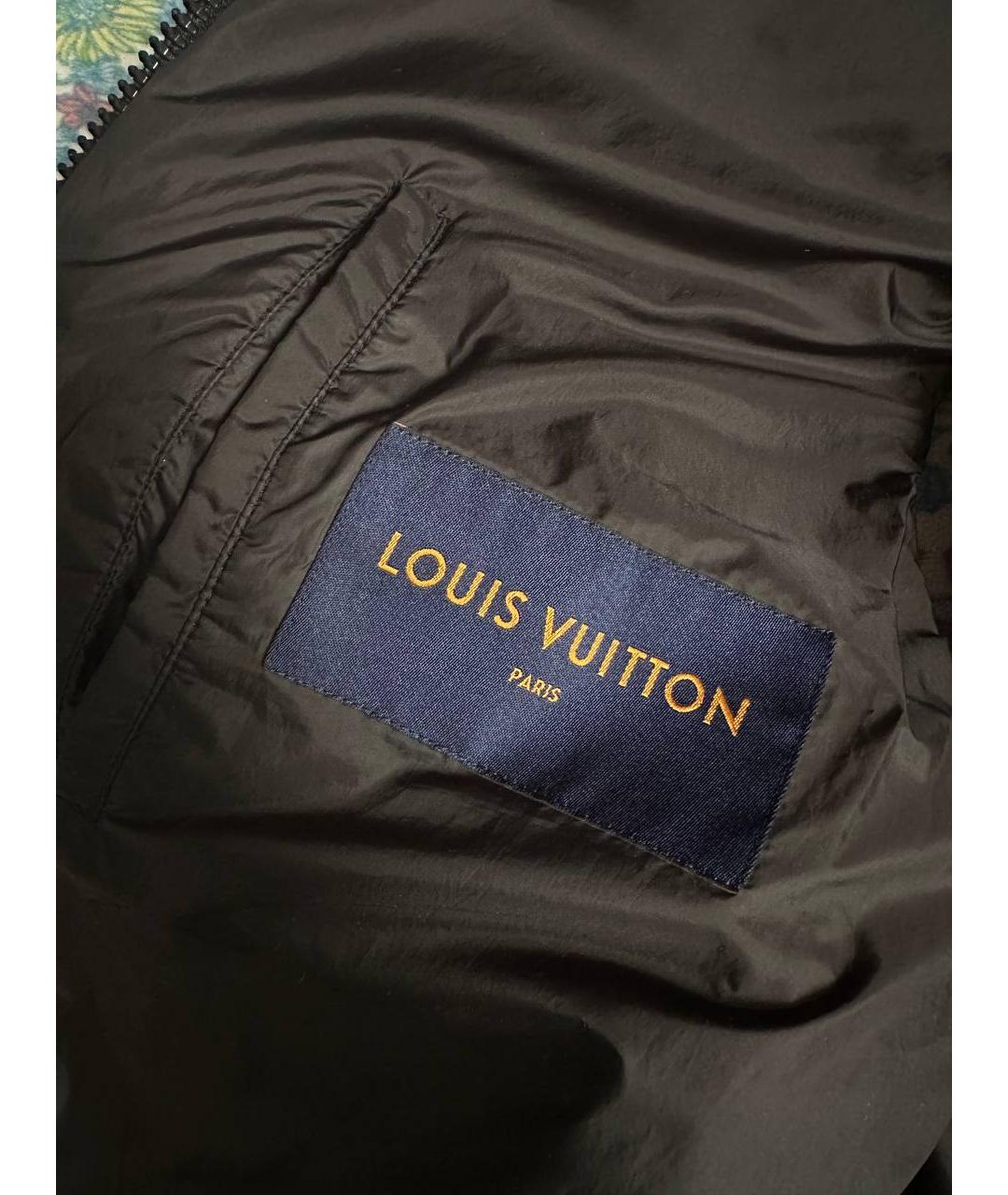 LOUIS VUITTON Черный полиэстеровый жилет, фото 4