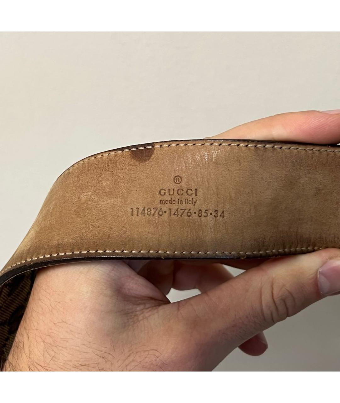 GUCCI Бежевый ремень, фото 5