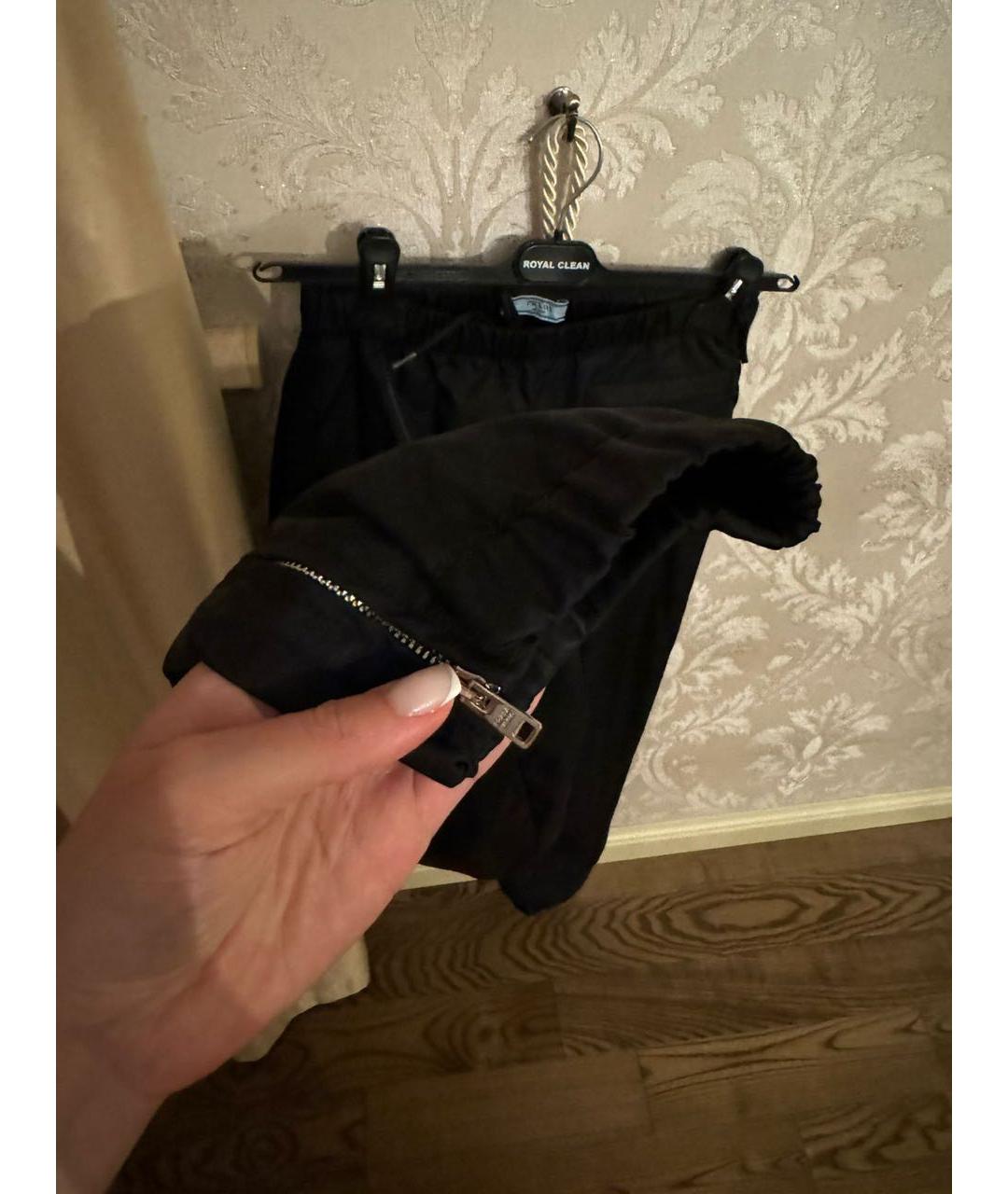 PRADA Черные брюки узкие, фото 2