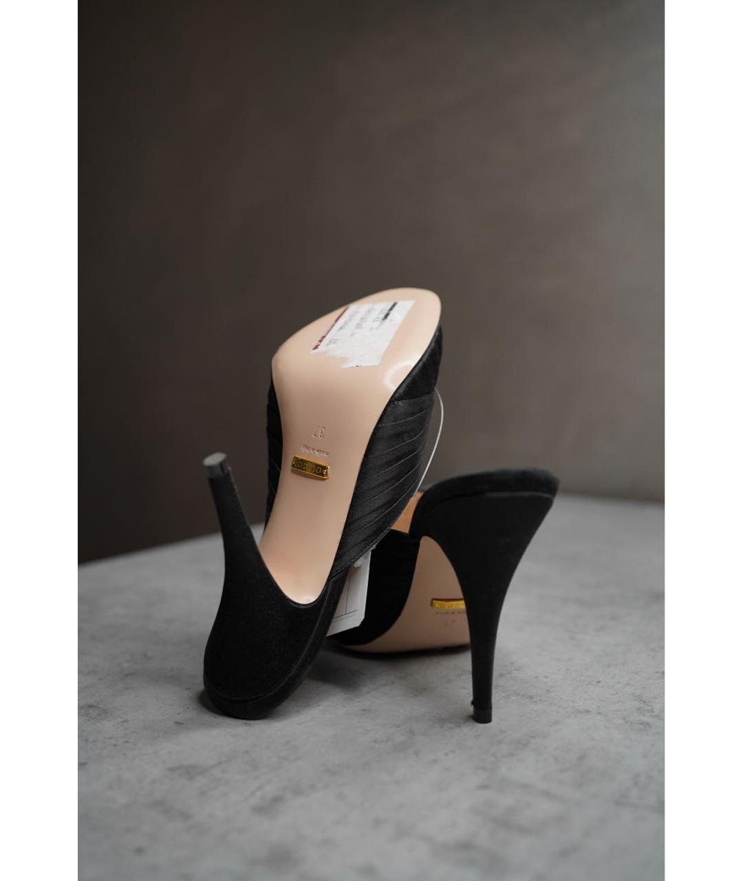 GUCCI Черные мюли, фото 8