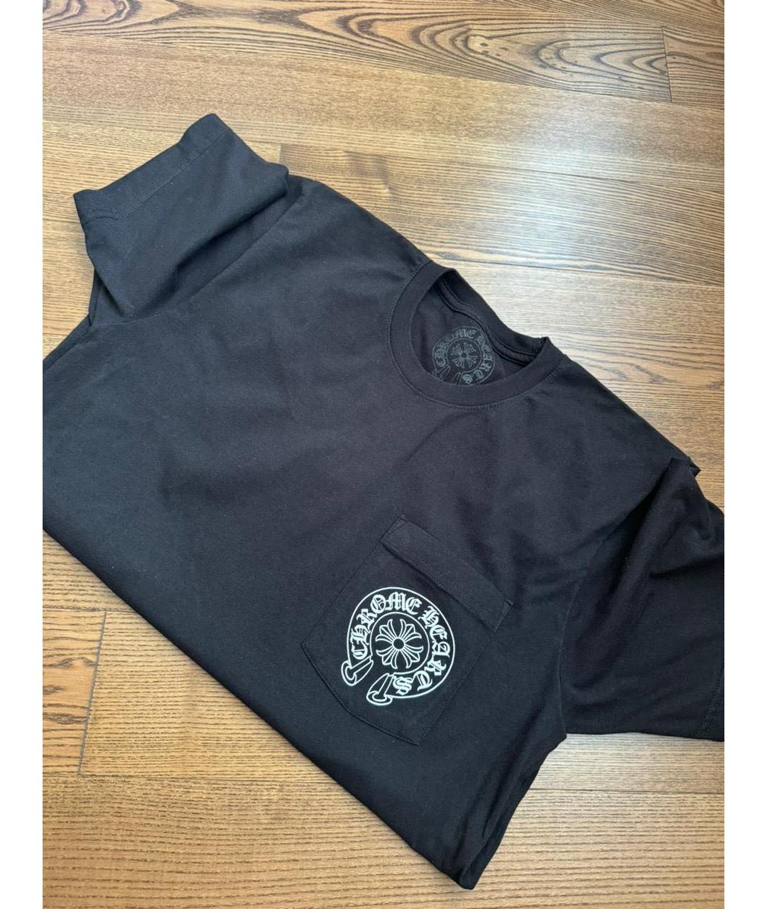 CHROME HEARTS Черная футболка, фото 3