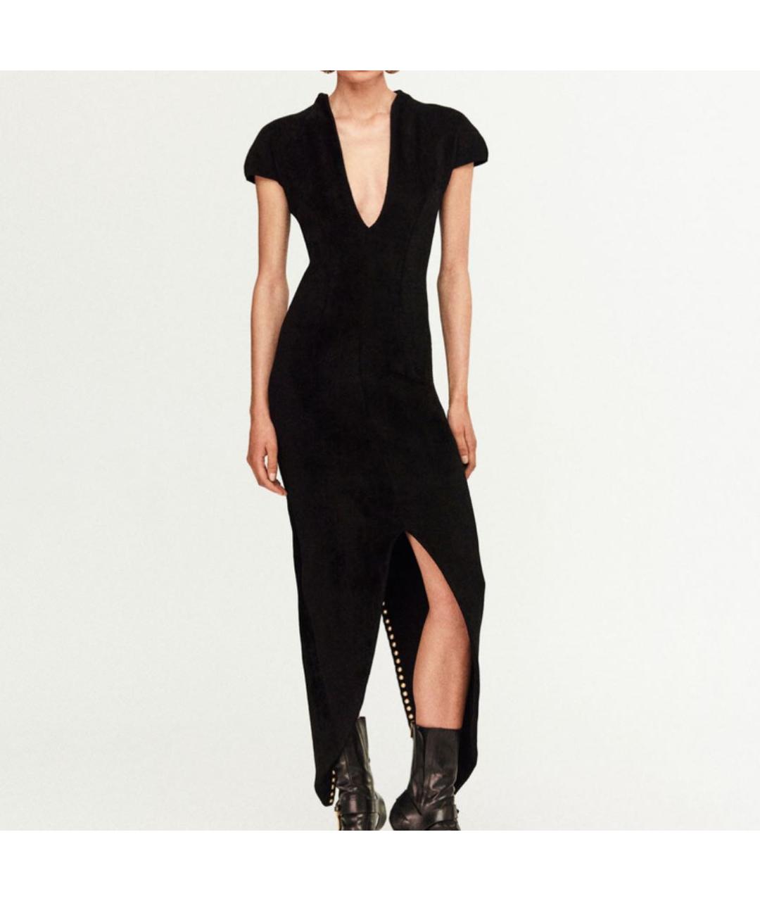 SCHIAPARELLI Черное вискозное вечернее платье, фото 2