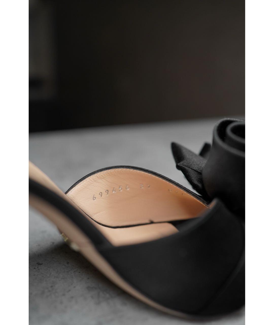 GUCCI Черные мюли, фото 5