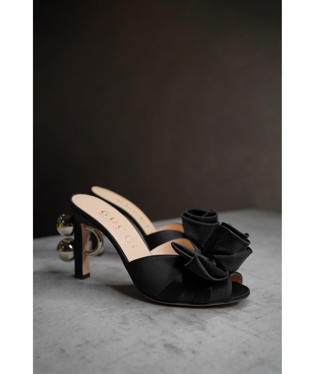 GUCCI Черные мюли, фото 9