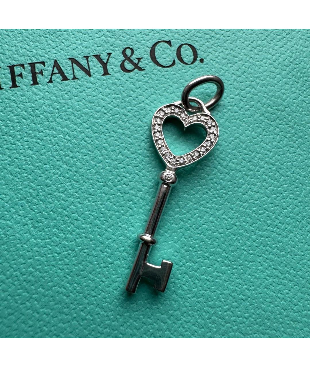 TIFFANY&CO Серый кулон из белого золота, фото 3