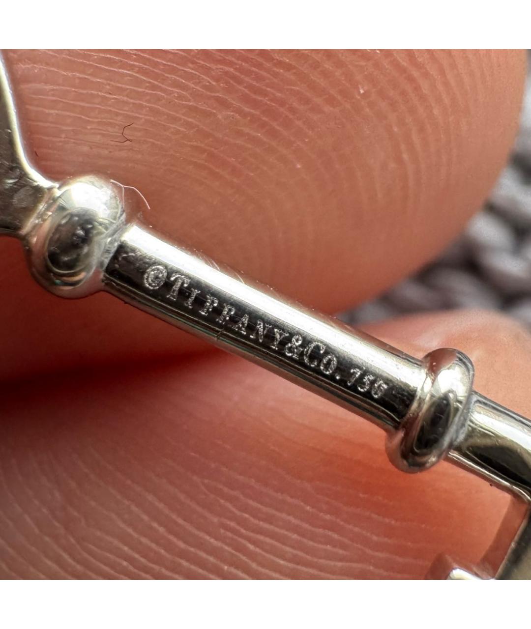 TIFFANY&CO Серый кулон из белого золота, фото 6