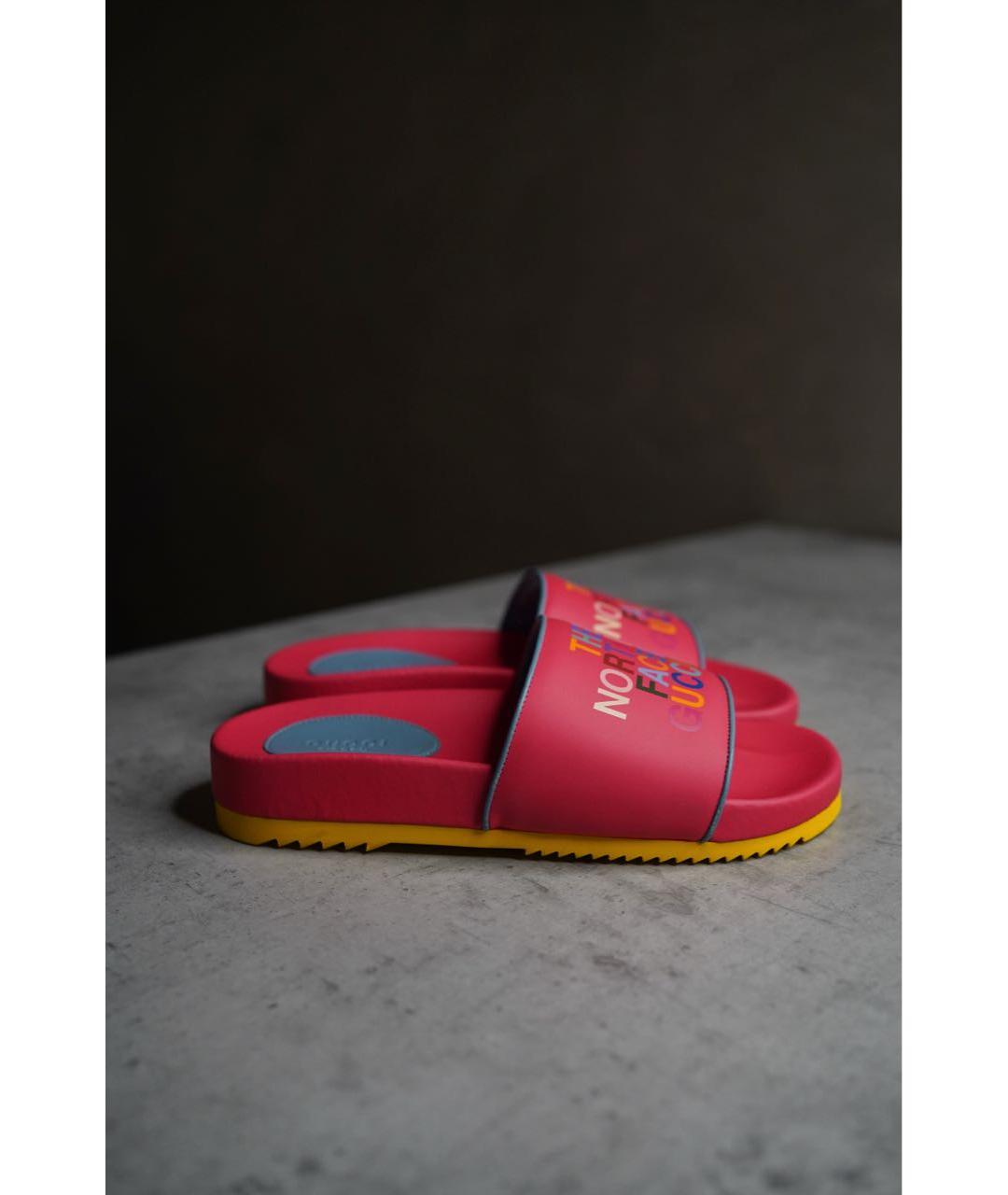 GUCCI Розовые шлепанцы, фото 8