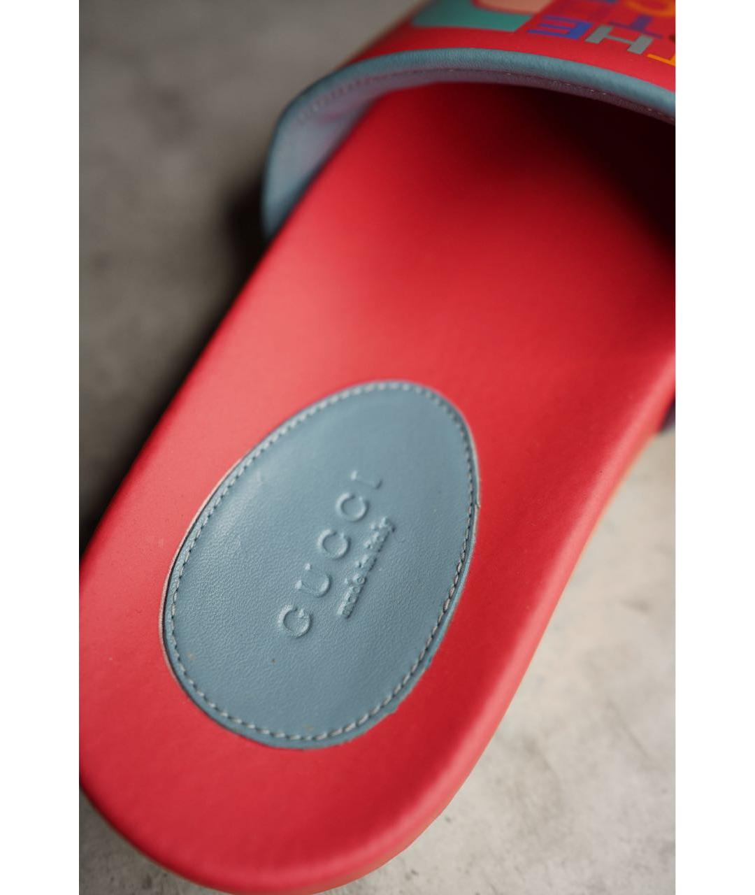 GUCCI Розовые шлепанцы, фото 5