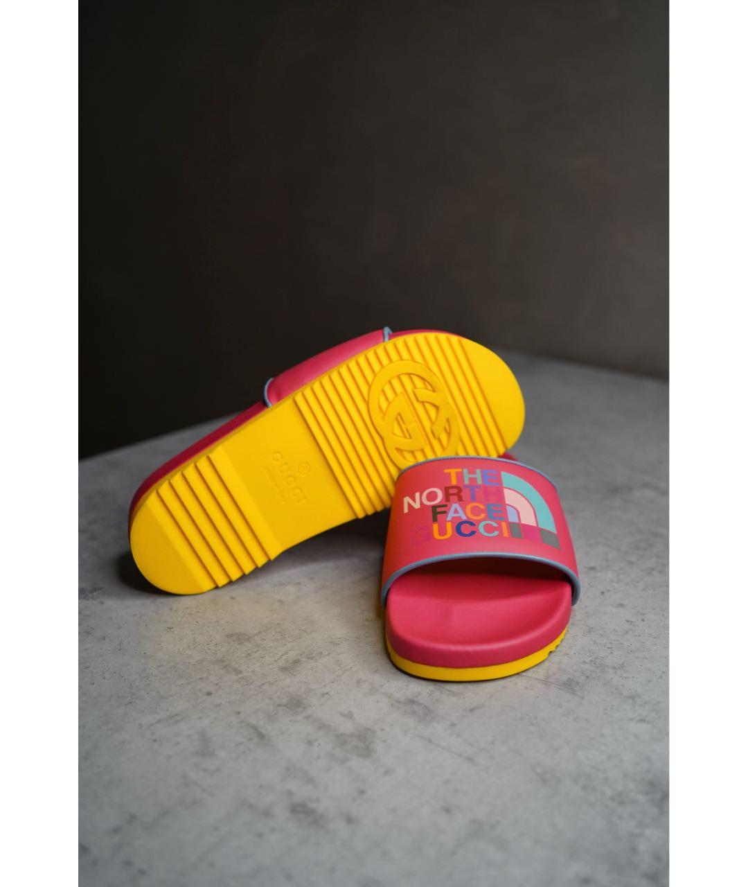 GUCCI Розовые шлепанцы, фото 7