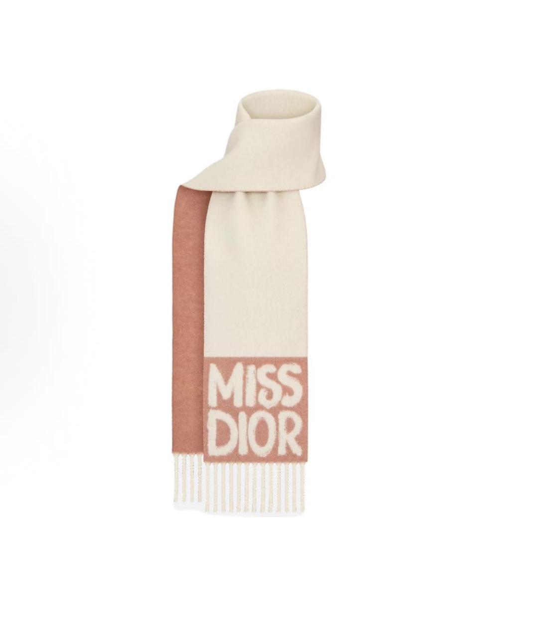CHRISTIAN DIOR Шерстяной шарф, фото 5