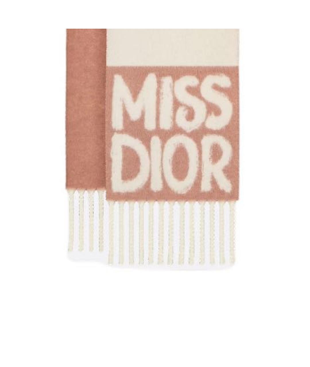 CHRISTIAN DIOR Шерстяной шарф, фото 2