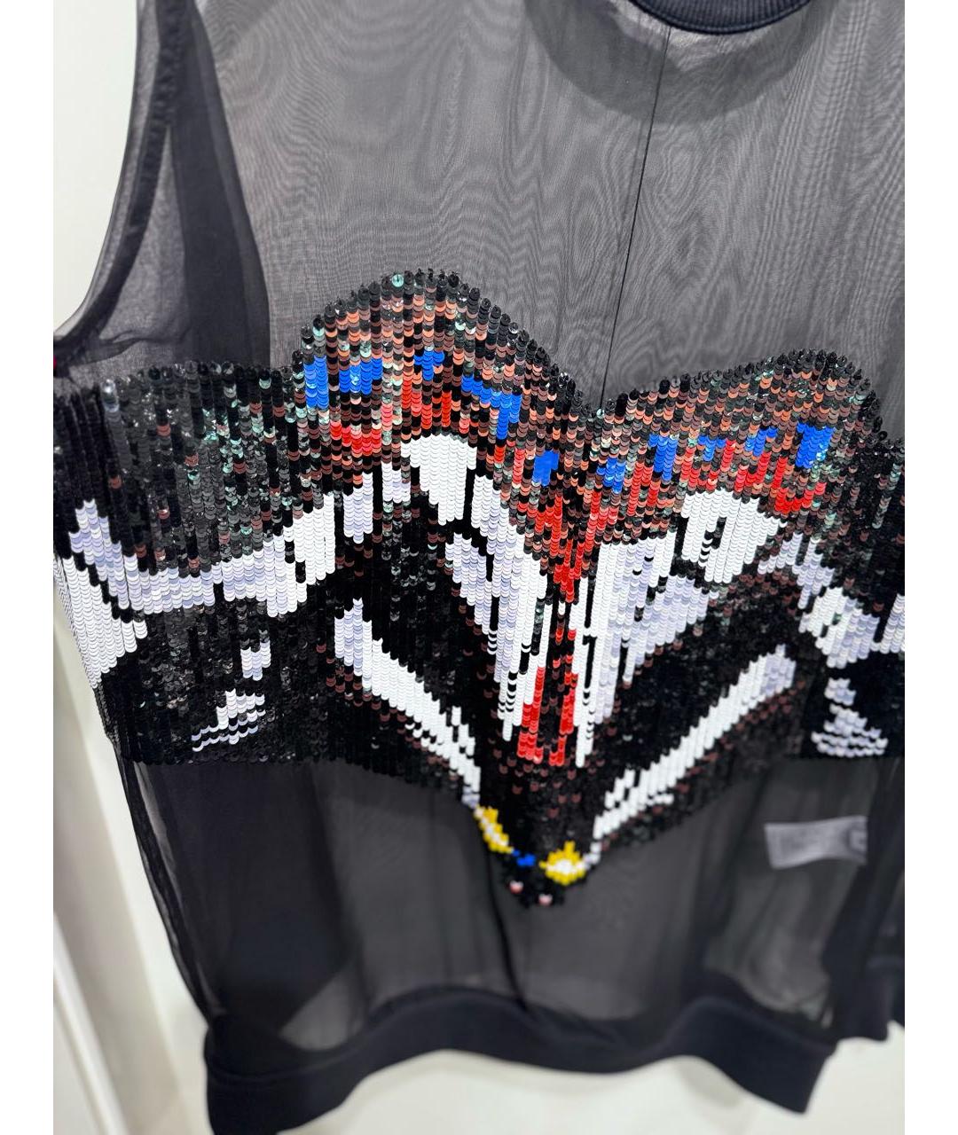 GIVENCHY Черная шелковая блузы, фото 3