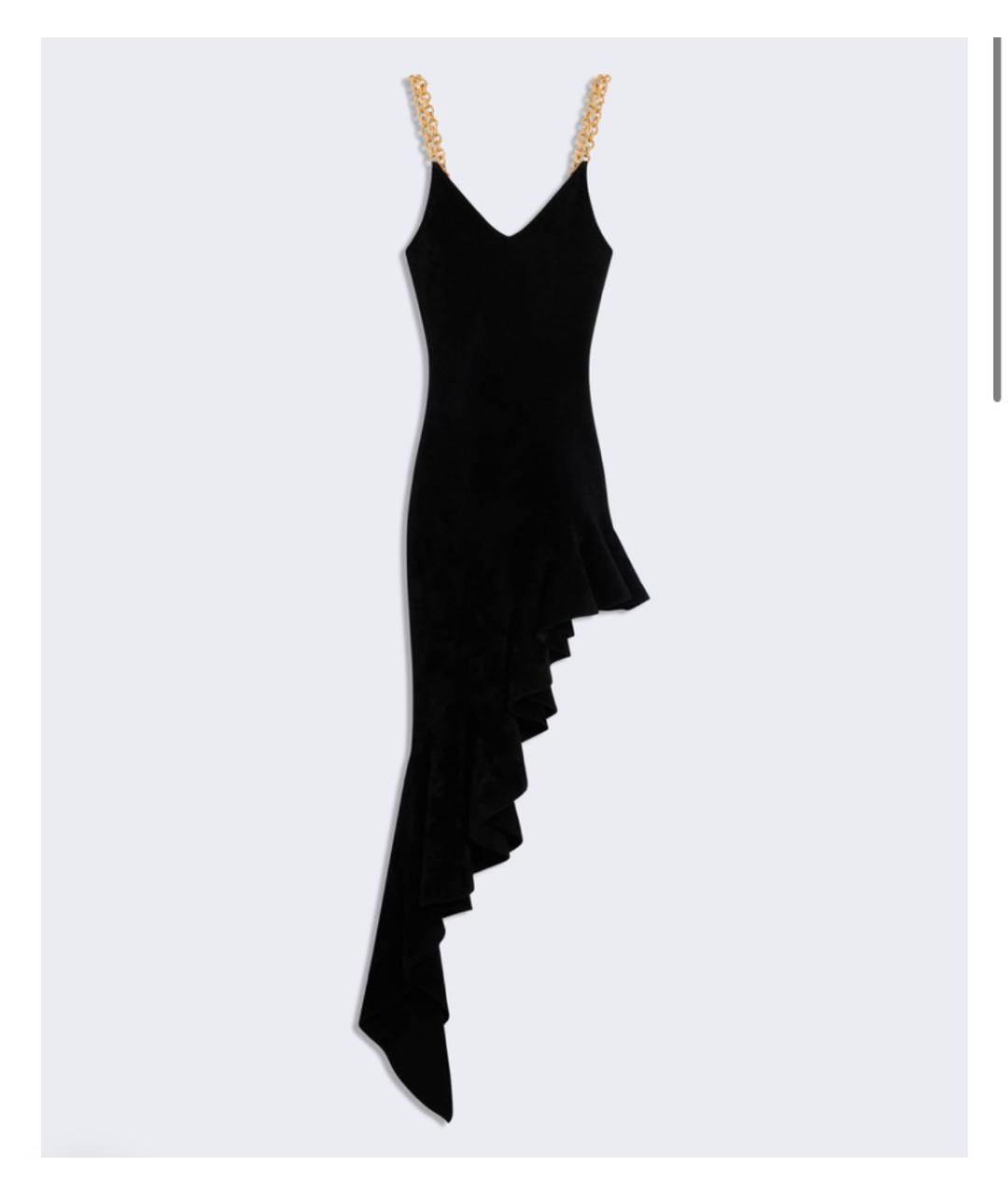 SCHIAPARELLI Черное вискозное вечернее платье, фото 5