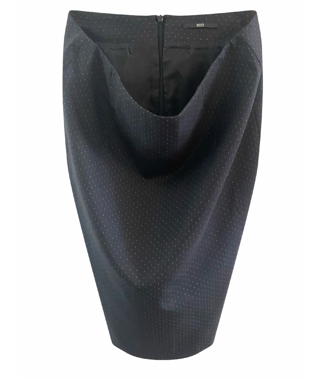 HUGO BOSS Черная шерстяная юбка мини, фото 1