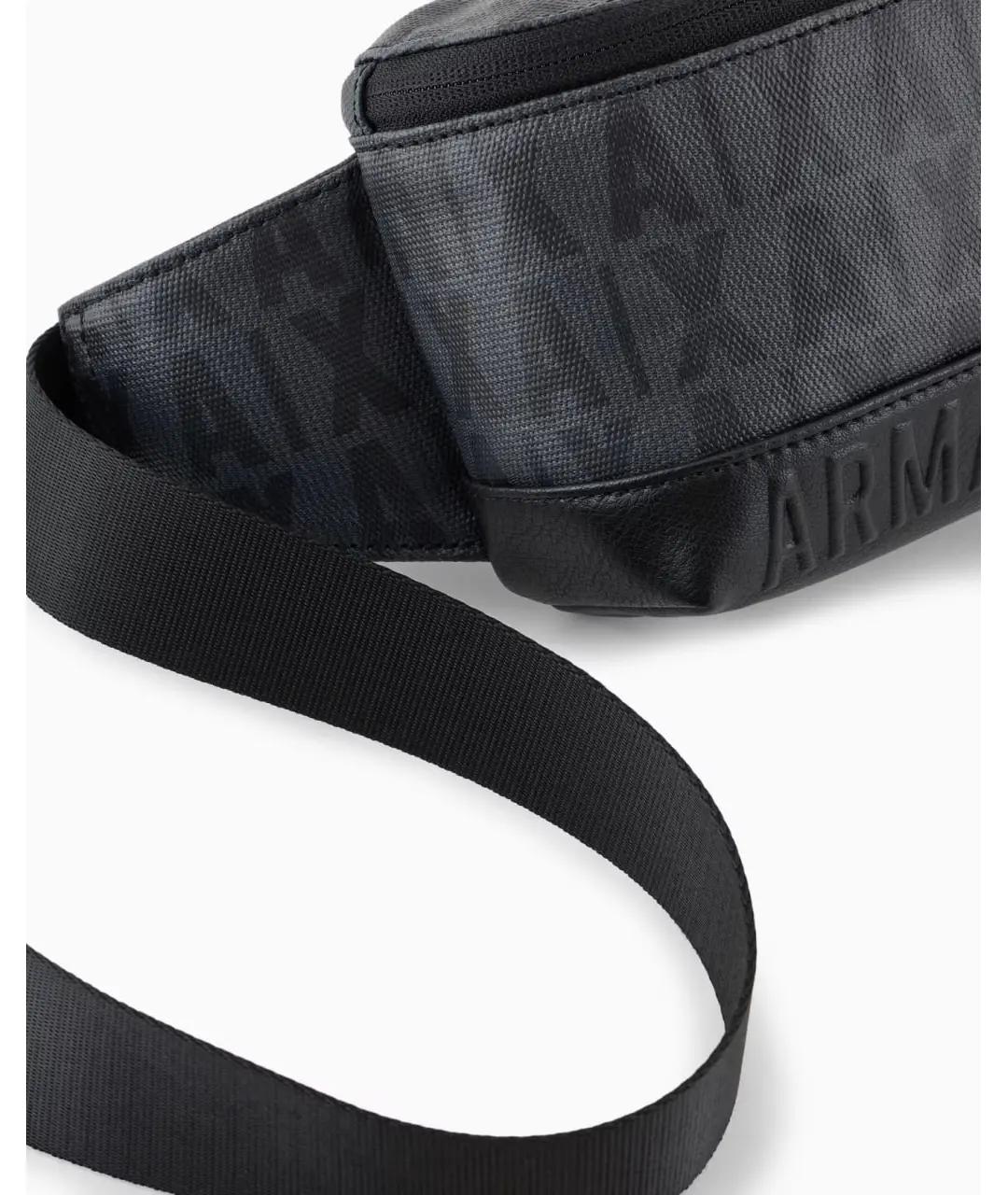 ARMANI EXCHANGE Черная поясная сумка, фото 4